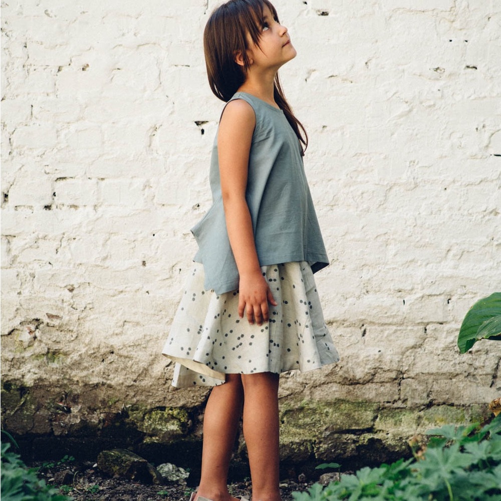 🆕 Anthropologie Kids Dotted Asymmetrical Skirt